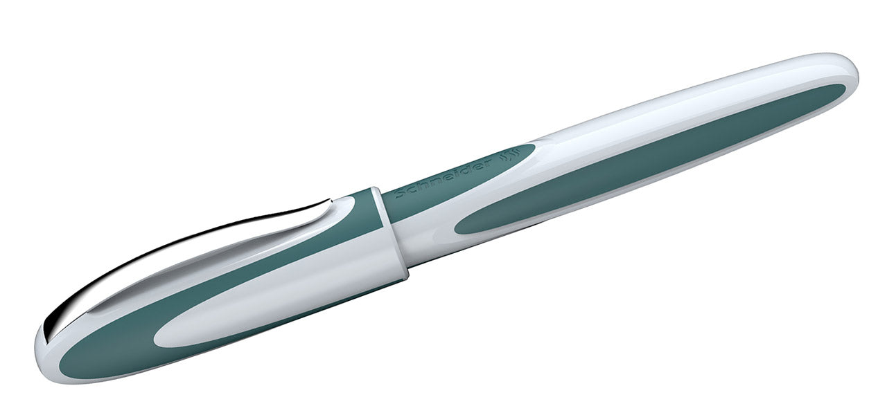 Schneider-Patronenroller-Ray-Tintenroller-Teal-gruen-weiss-kappe-187805