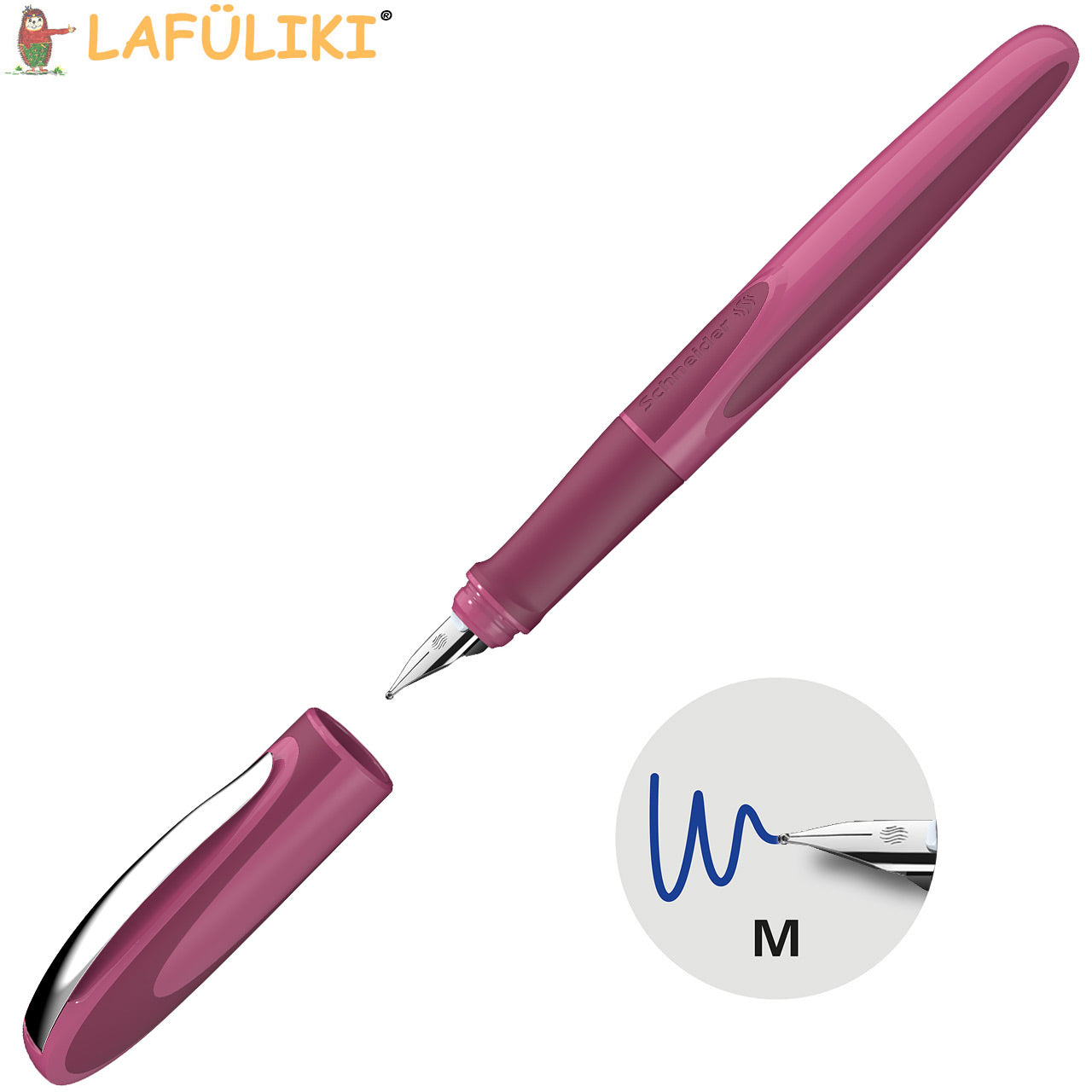 Schneider-Schulfueller-Ray-M-Rechtshaender-Fuellhalter-Boysenberry-168209-lafueliki