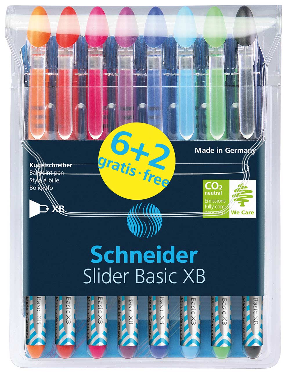 Schneider-Slider-kugelschreiber-XB-8er-Set