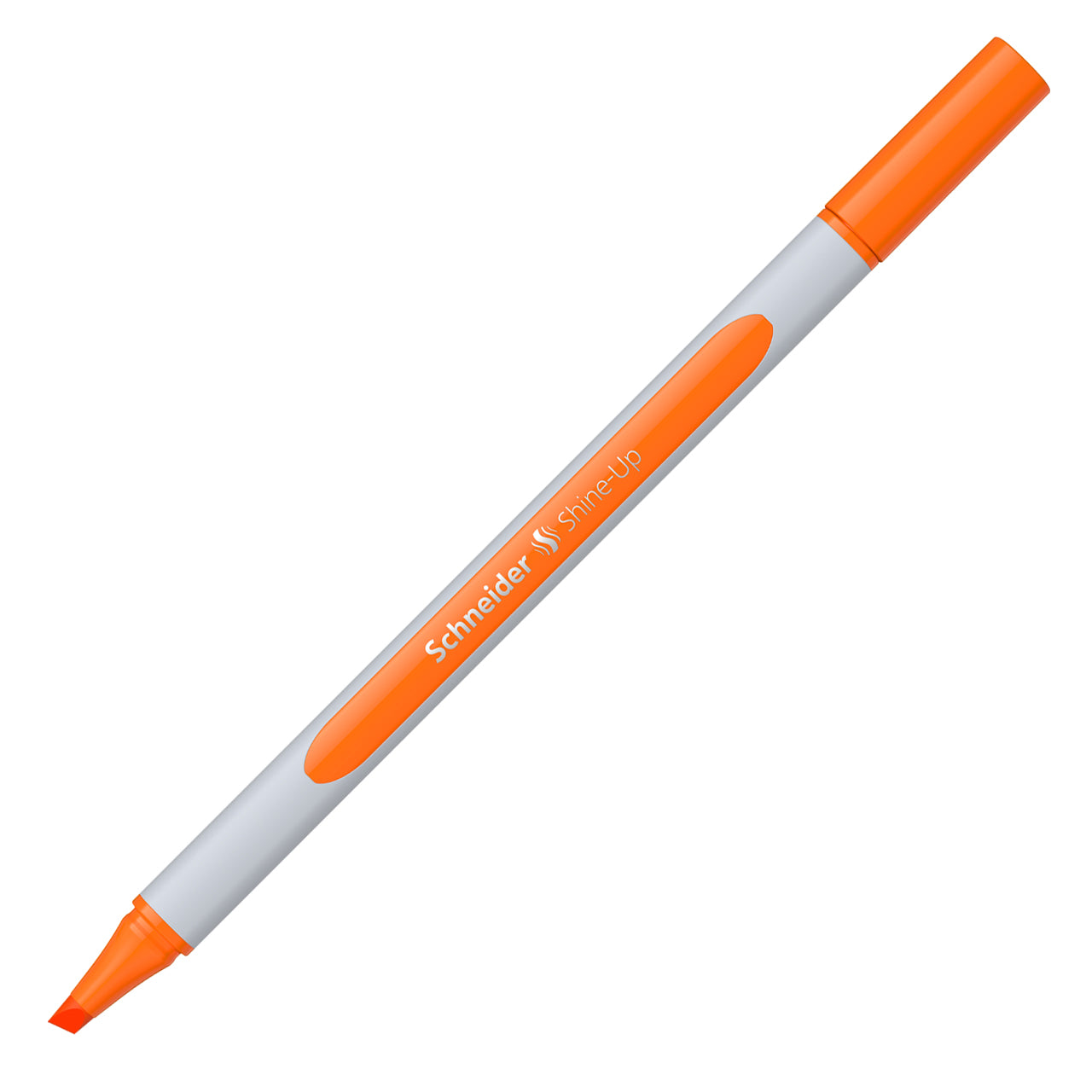Schneider-Textmarker-Shine-Up-duenn-orange-112006-kappe-offen
