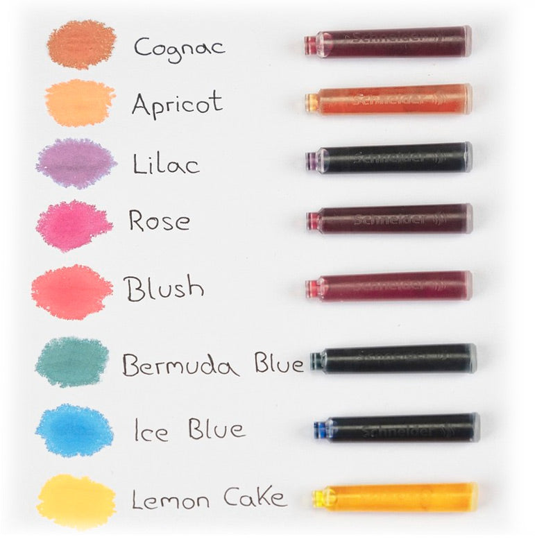 Schneider-Tintenpatrone-pastell-farben-Standart-Packung-6-Stueck-lafueliki