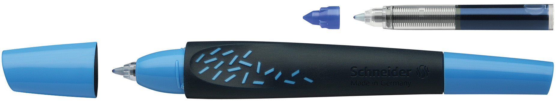 Schneider-Tintenroller-Breeze-roller-Linkshaender-Rechtshand-blau