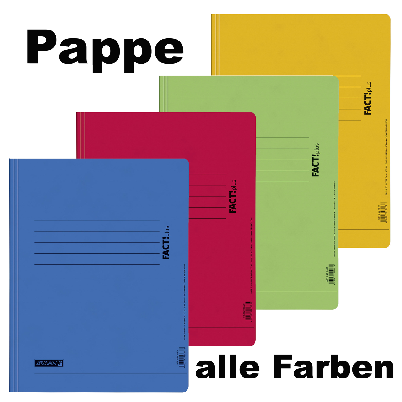 Schnellhefter aus Pappe