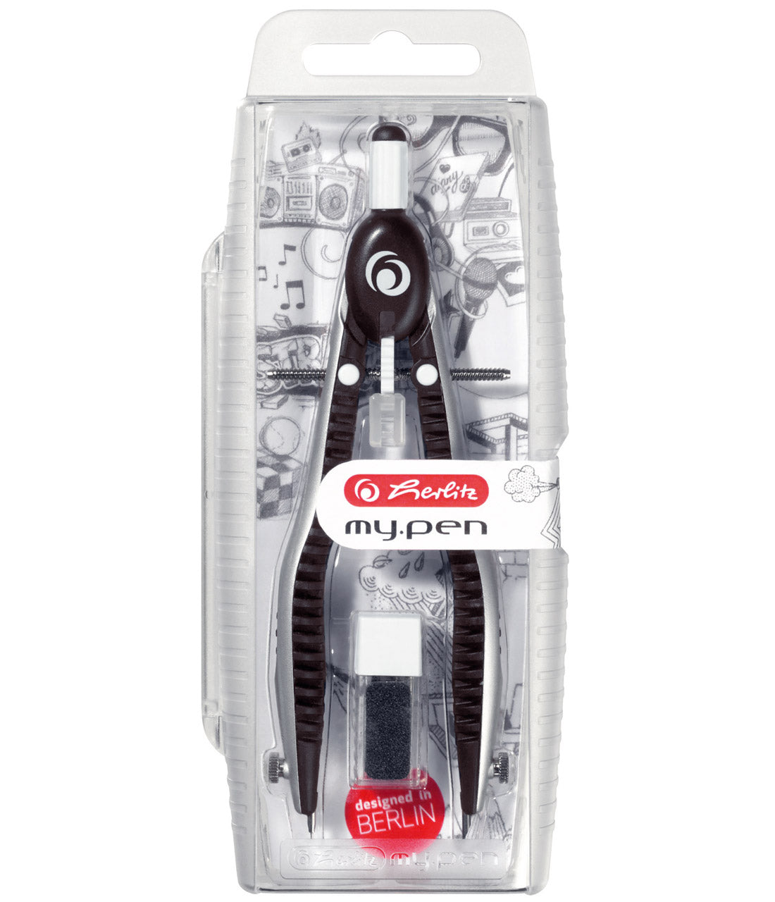 Schnellverstellzirkel-my-pen-schwarz-grau-11122322-ovp-lafueliki