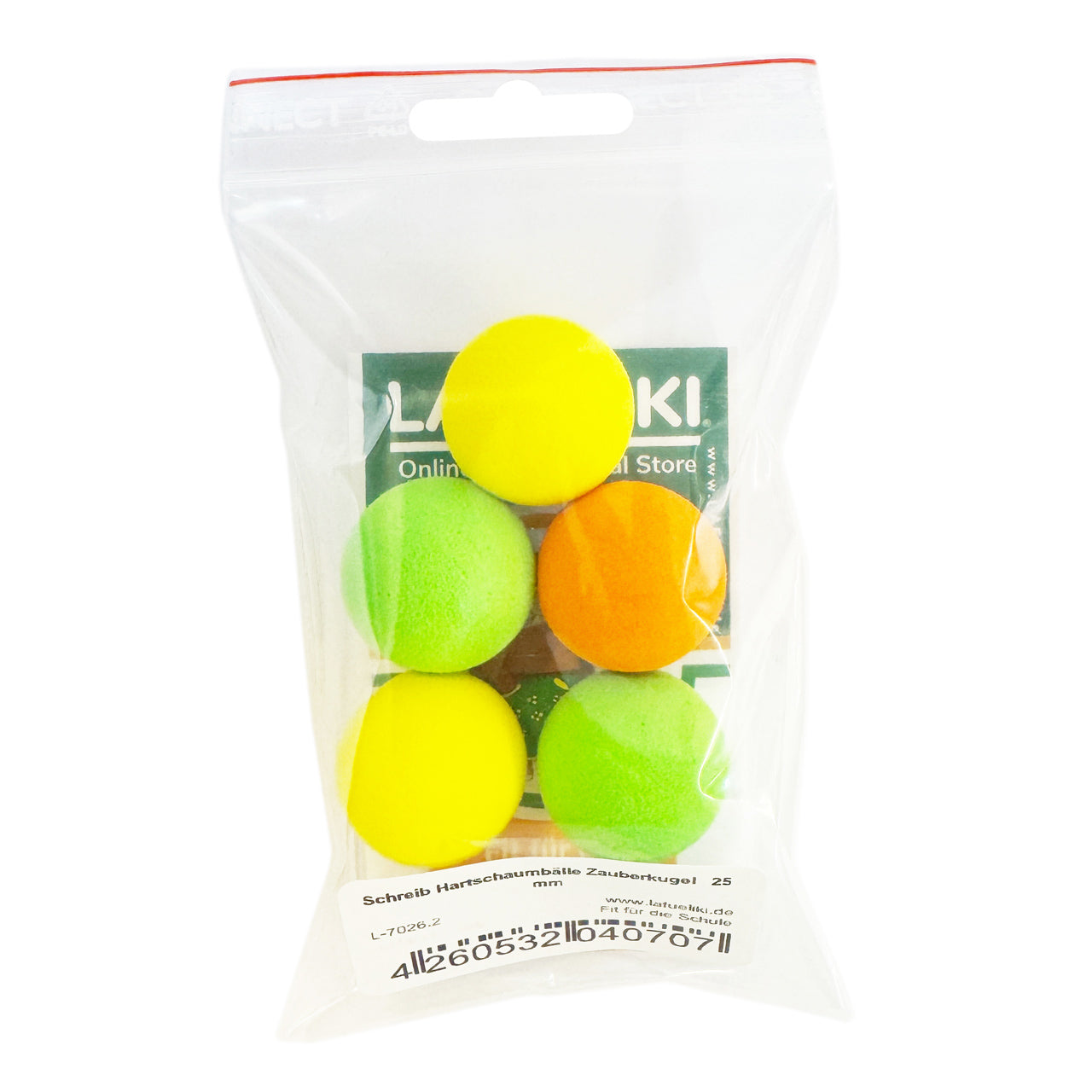 Schreib Hartschaumbälle Zauberkugel