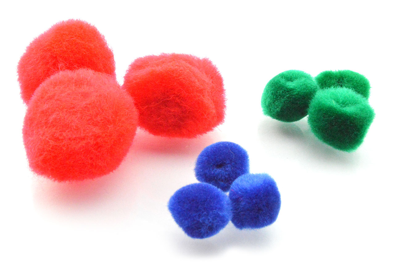 Schreib-Ponpons-9er-Set