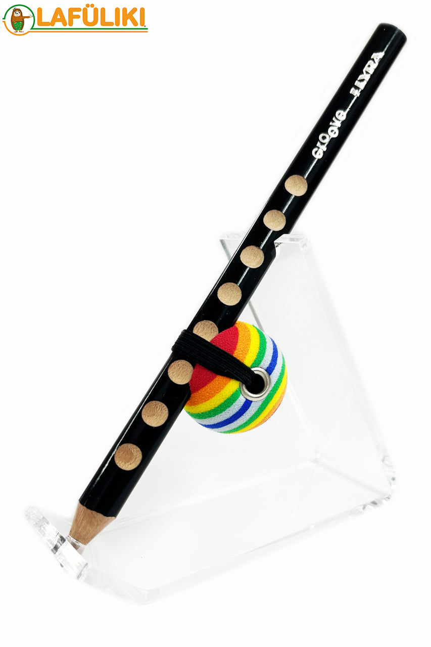 Schreibhilfe-Bolly-mittel-Regenbogen-Rainbow-Schreibkugel-LYRAl-Bleistift-LAFUELIKI