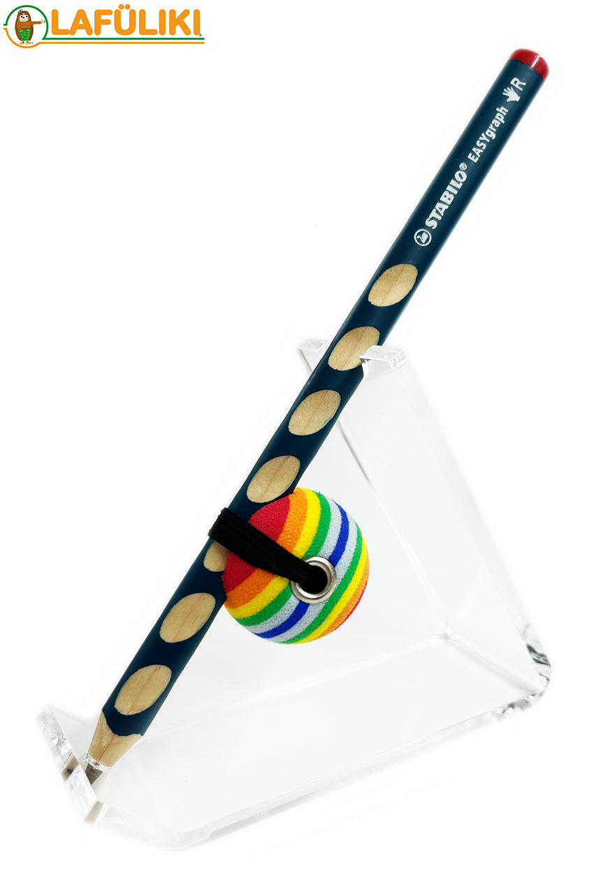 Schreibhilfe-Bolly-mittel-Regenbogen-Rainbow-Schreibkugel-Stabilo-Bleistift-LAFUELIKI