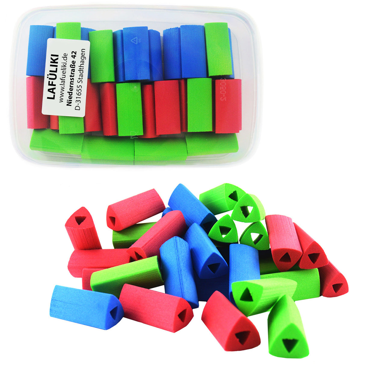 Schreibhilfe-Dreikant-Softy-6317-Set-30_Stueck-klassensatz-neu-lafueliki