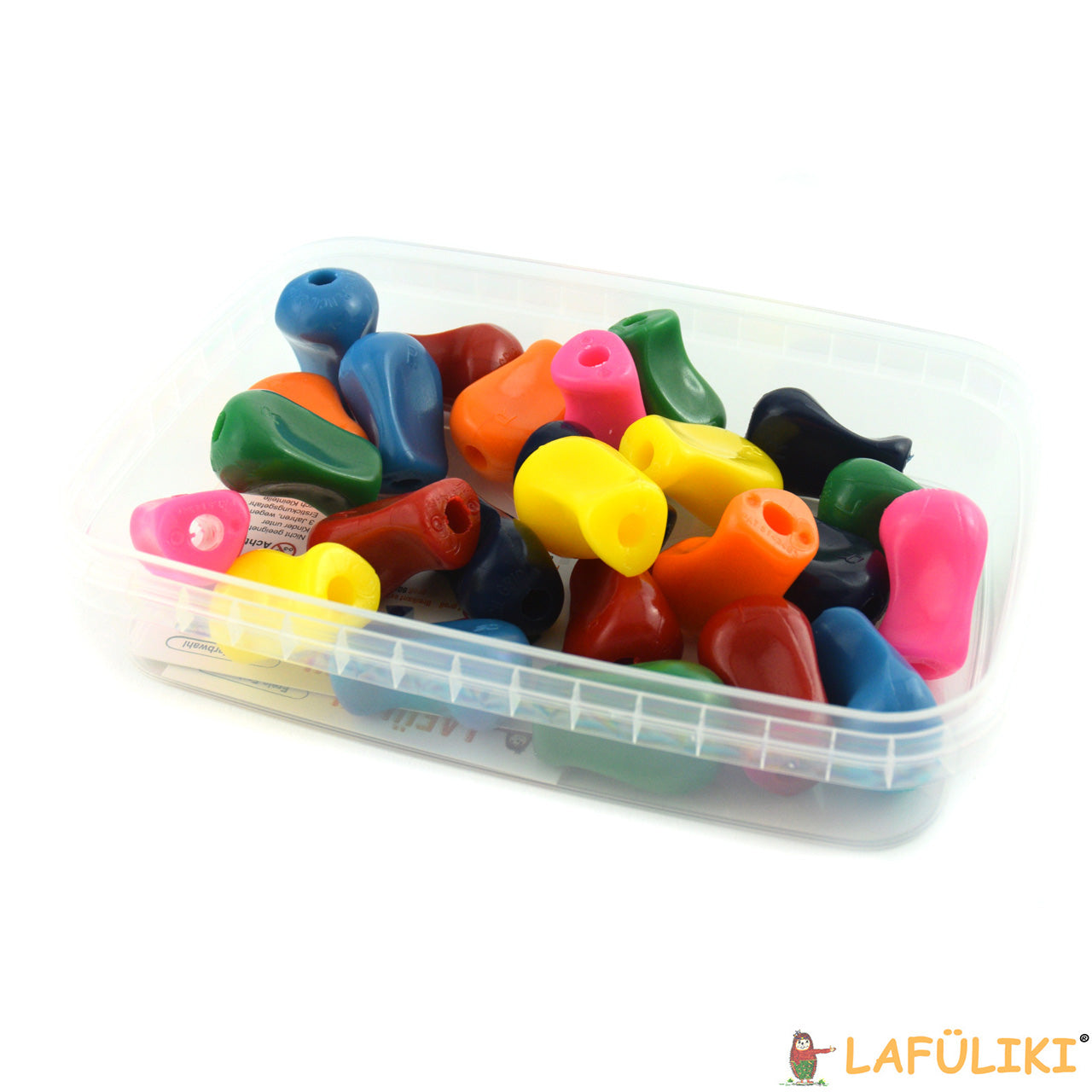 Schreibhilfen-Set-Pencil-Grip-mini-bunt-6306-box-offen-25_Stueck-Kinder-Griffhilfe-lafueliki