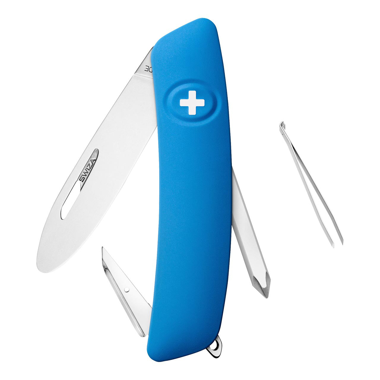 Schweizer-Taschenmesser-kinder-Swiza-J02-blau-linkshaender-lafueliki