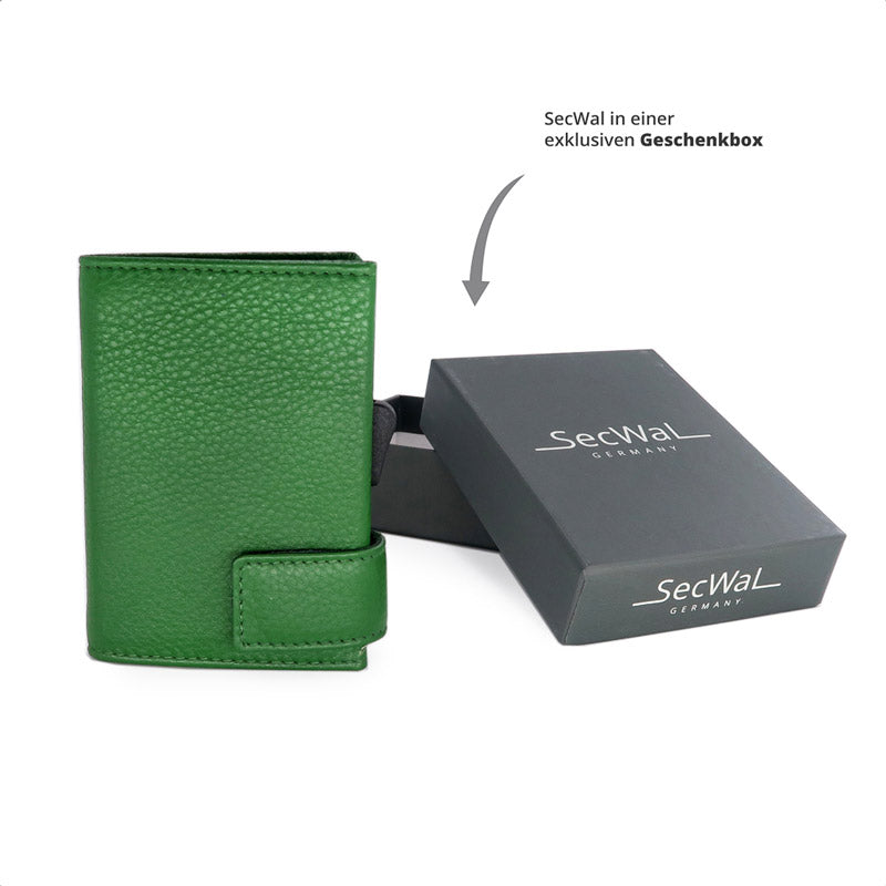SecWal-Kartenetui-mit-Muenzfach-Leder-SW2-05-gruen-box