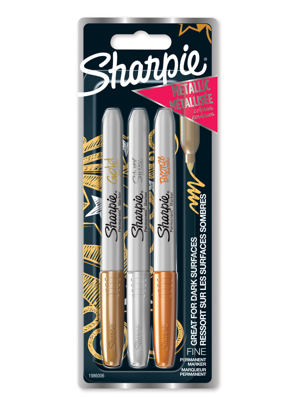 Sharpie-Metallic-Permanentmarker-3er-Set-gold-silber-bronze-2178718-ovp-lafueliki