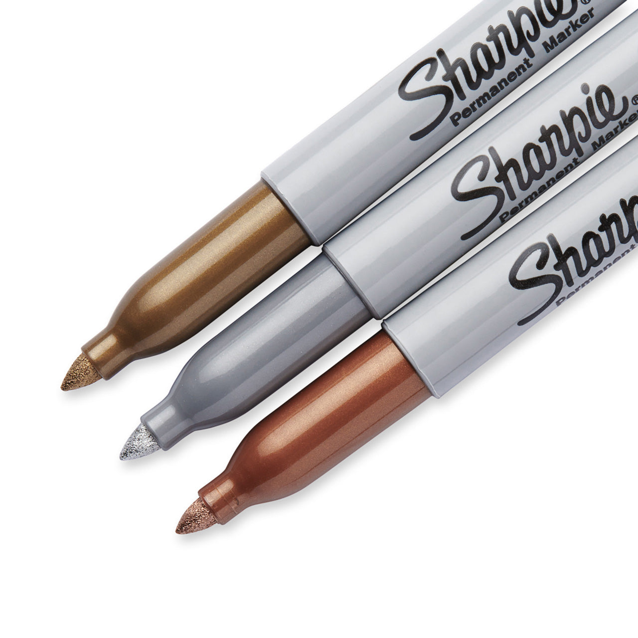 Sharpie-Metallic-Permanentmarker-3er-Set-gold-silber-bronze-stifte-offen-lafueliki