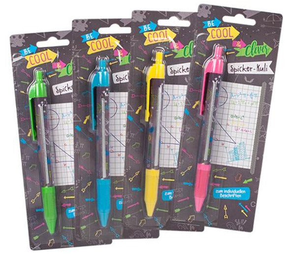 Spicker-Kugelschreiber-mit-Notizzettel-ovp