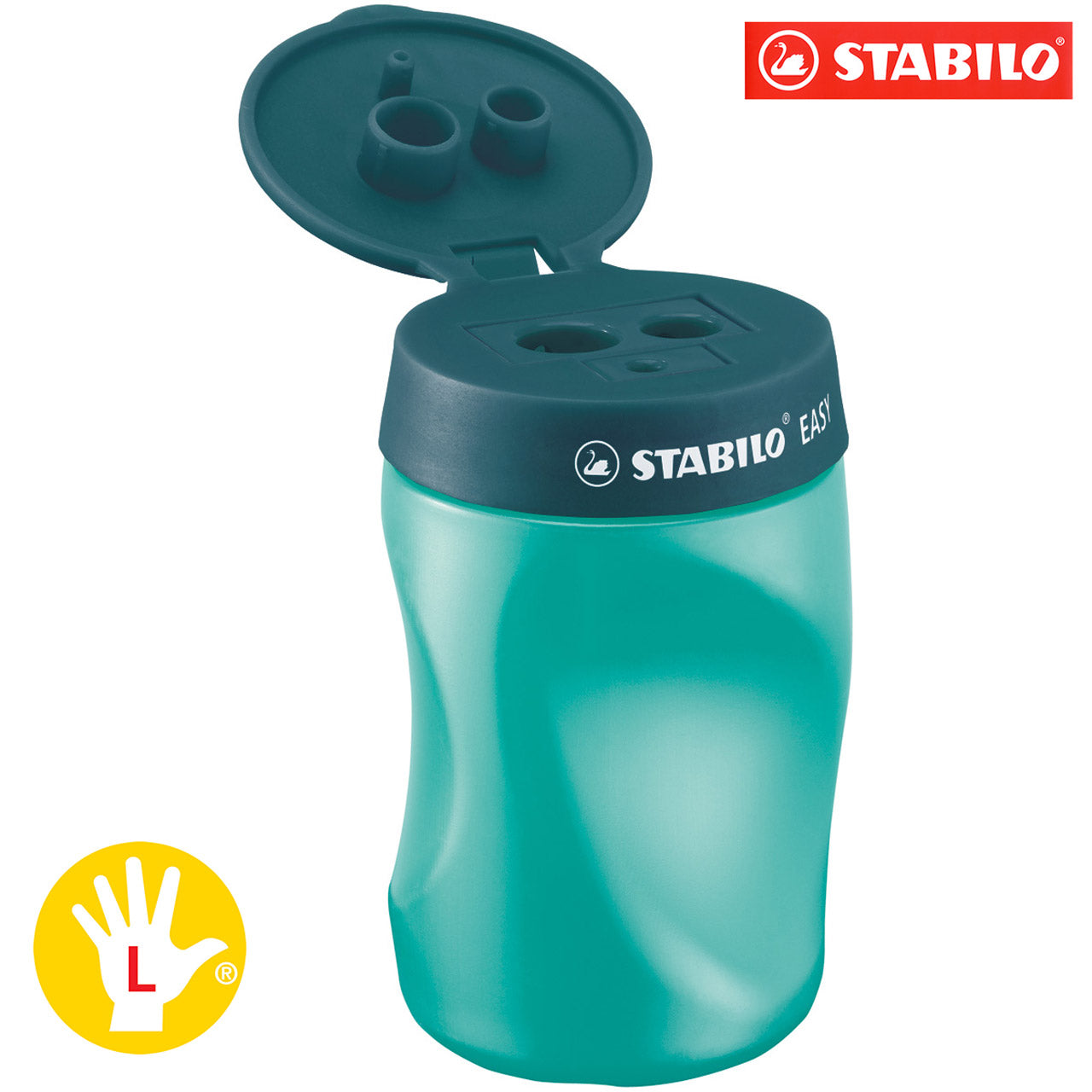 Stabilo-Anspitzer-Easy-pink-Linkshaender-4501-Dosenspitzer-links-lafueliki