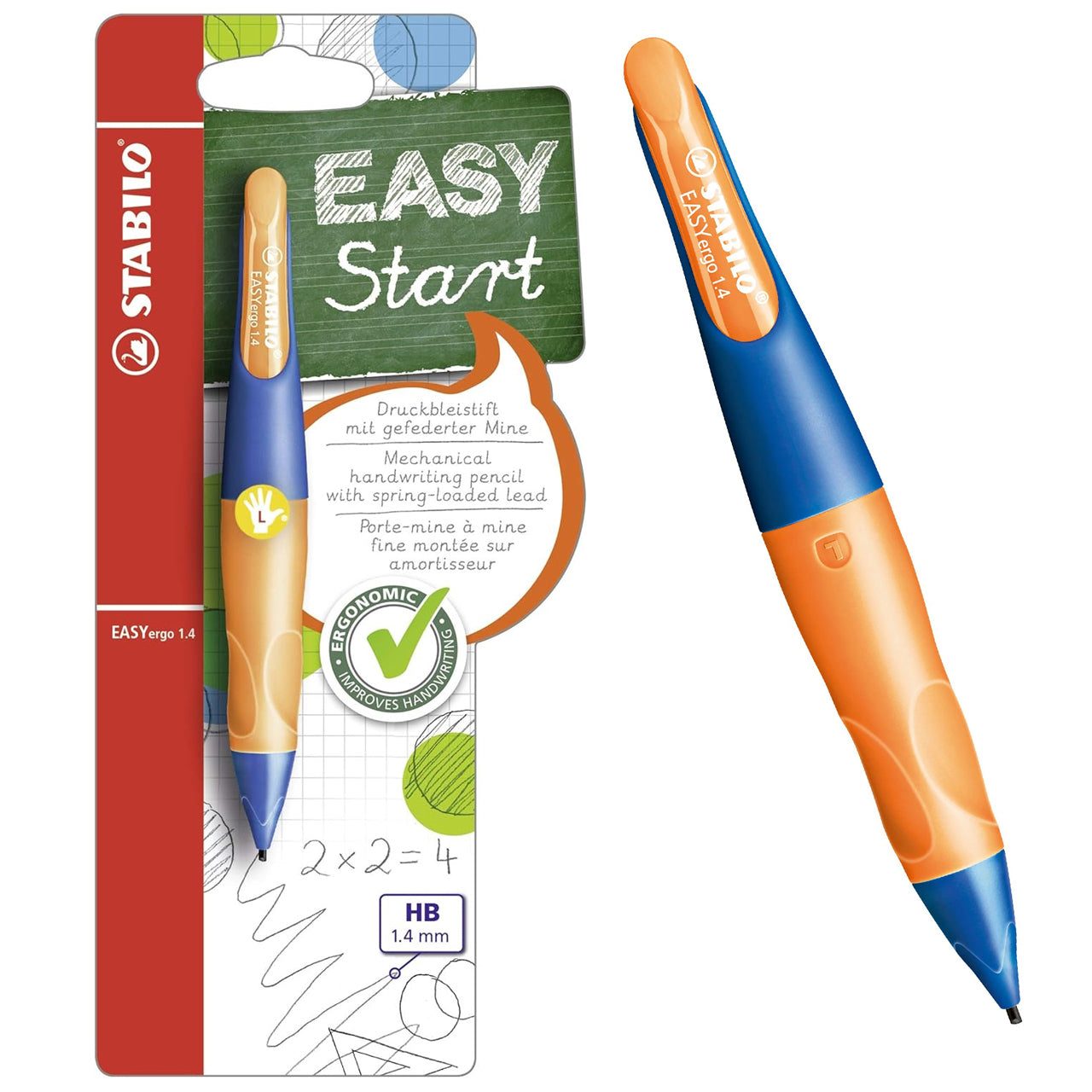 Stabilo-EASYergo-1-4-Druckbleistift-Linkshaender-blau-orange-7881-6-hb-kaufen-lafueliki