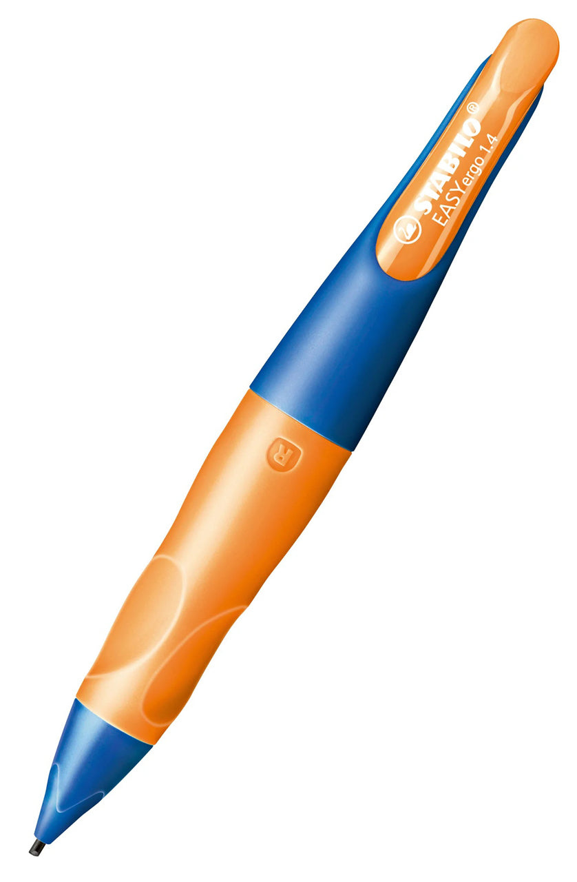 Stabilo-EASYergo-1-4-Druckbleistift-Rechtshaender-blau-orange-7882-6-hb-stift-lafueliki