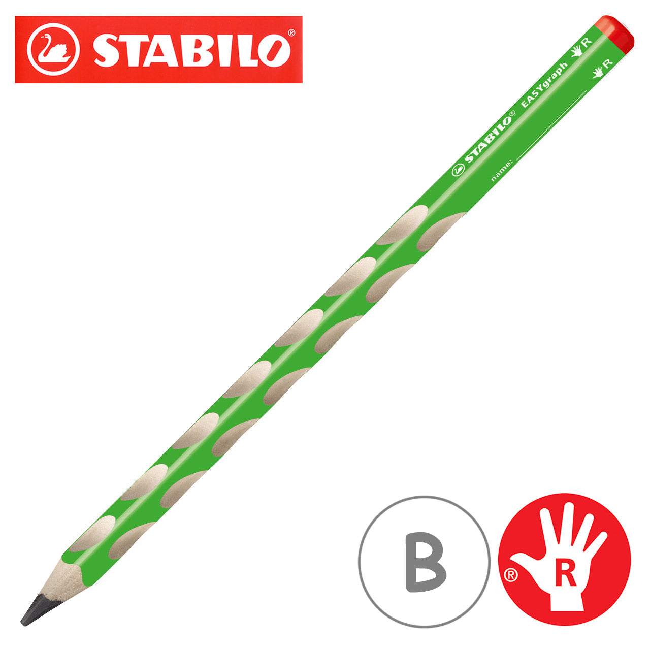 Stabilo-easy-graph-Bleistift-B-Rechtshaender-gruen-lafueliki