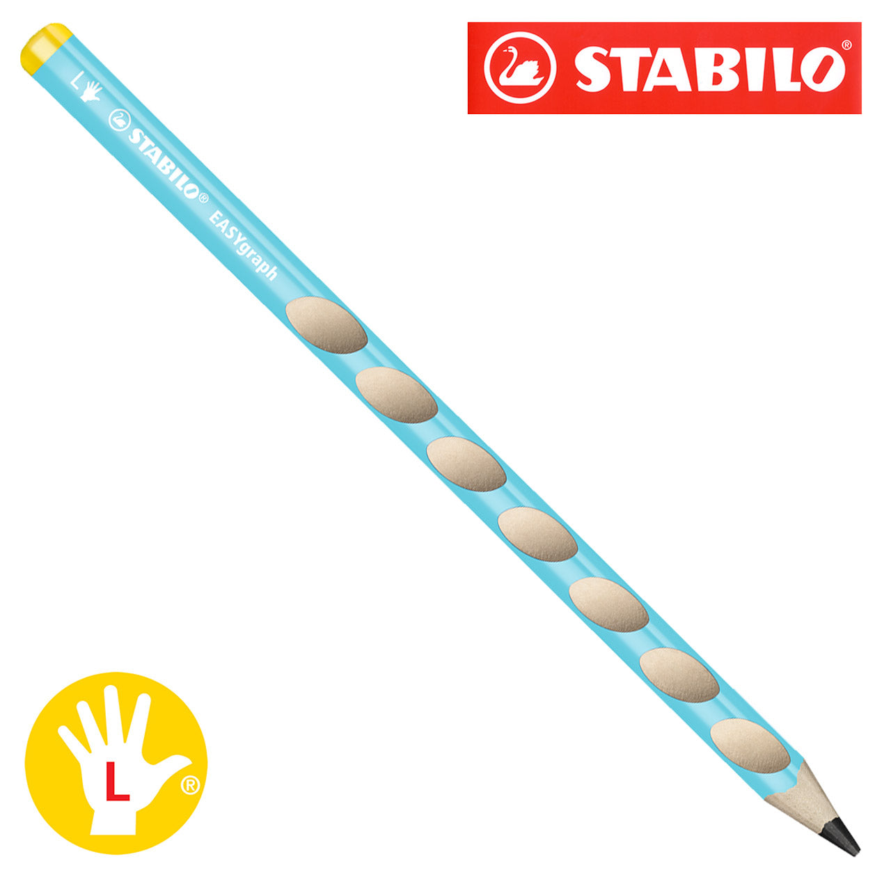 Stabilo-easy-graph-Bleistift-Linkshaender-hellblau-lafueliki