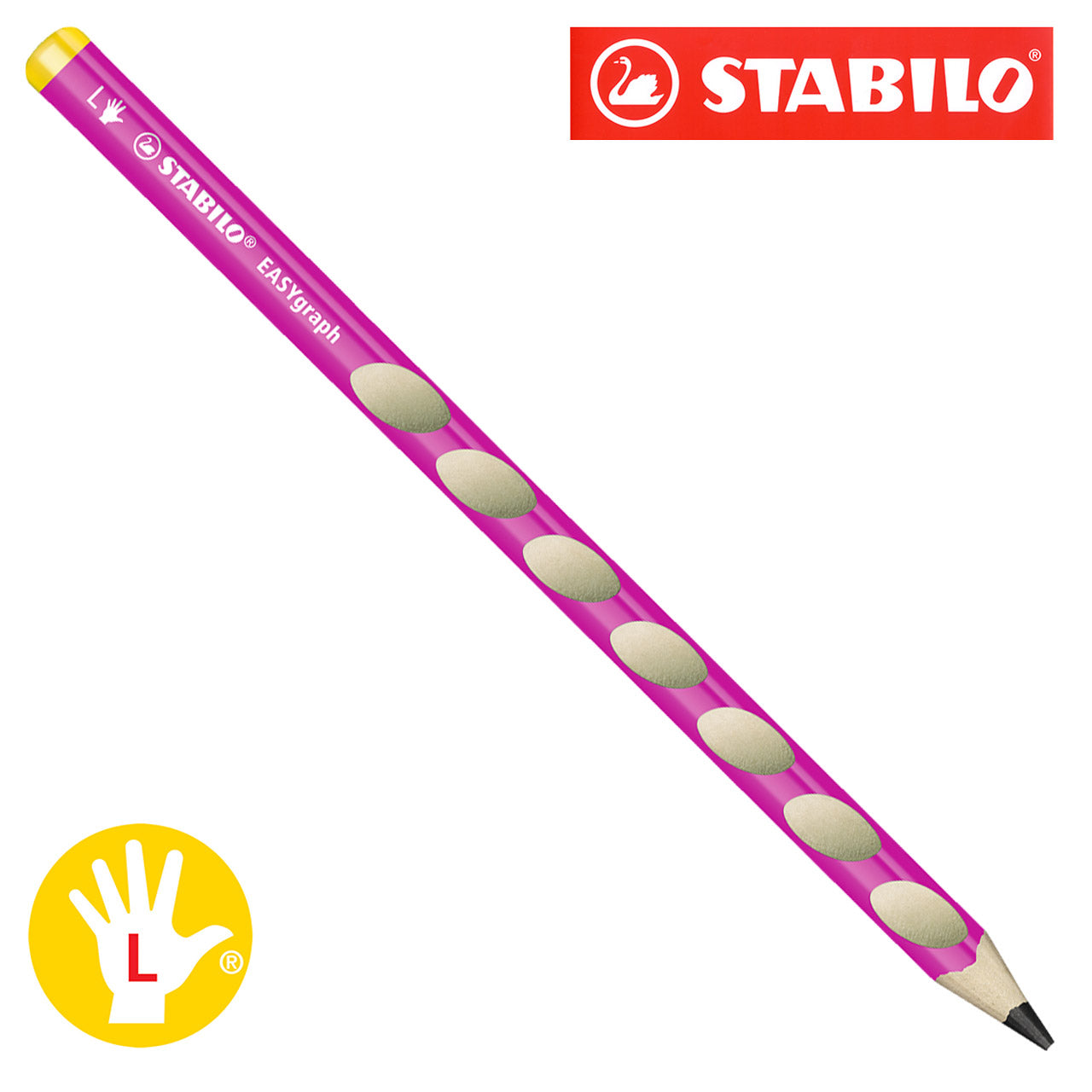 Stabilo-easy-graph-Bleistift-Linkshaender-pink-lafueliki