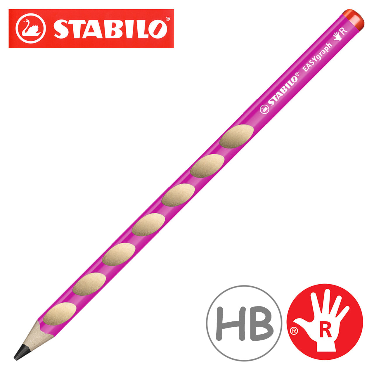 Stabilo-easy-graph-HB-Bleistift-Linkshaender-pink-lafueliki