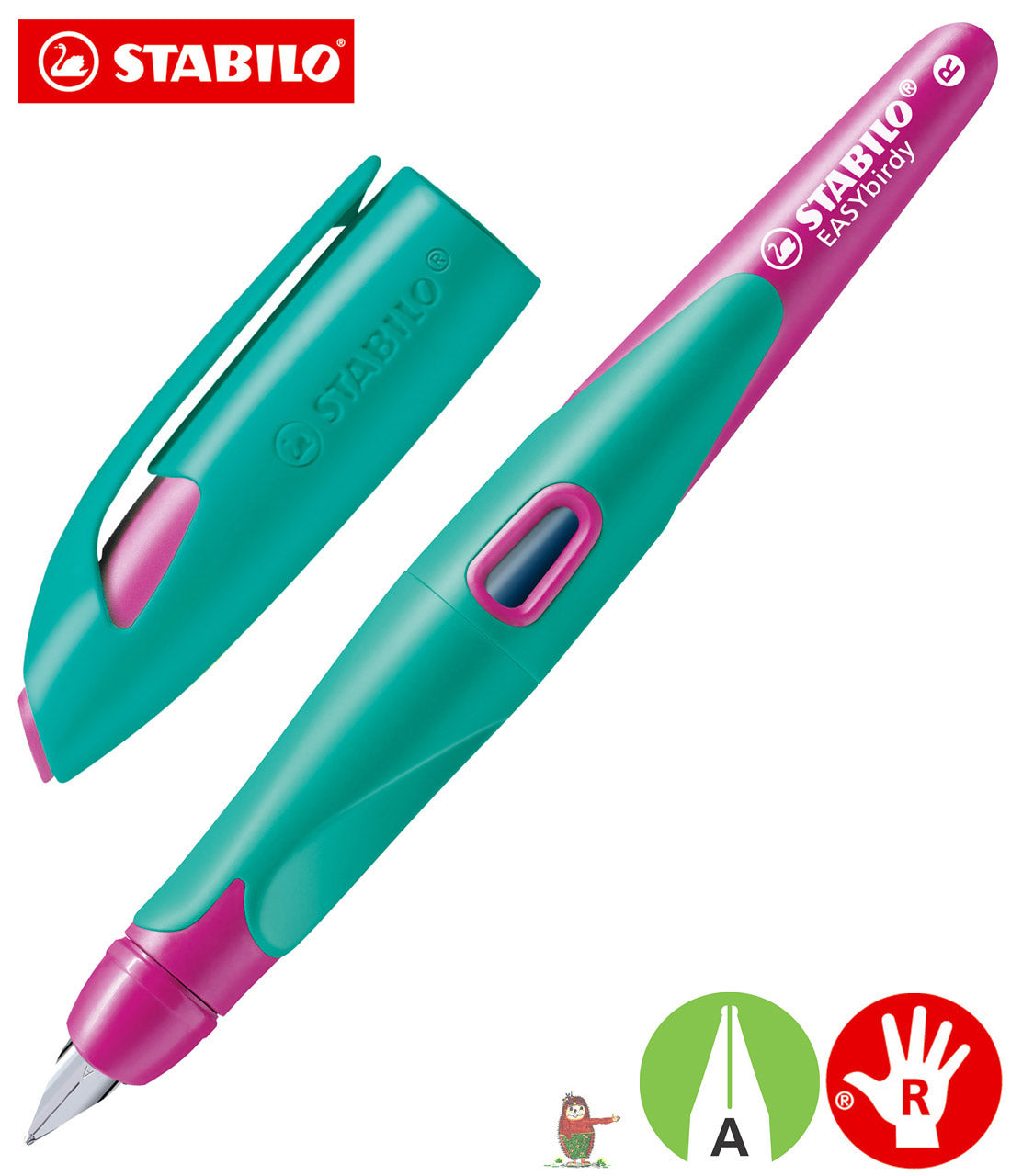 Stabilo-easybirdy-fueller-A-Feder-Rechtshaender-tuerkis_pink-5014_1_41-lafueliki