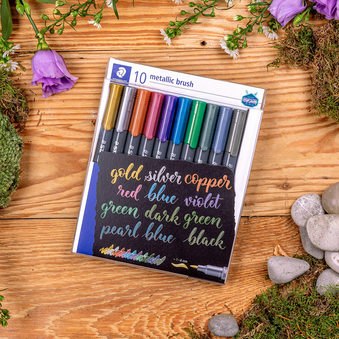 Staedtler-8321-Metallic-Brush-Stifte-10er-deko-lafueliki