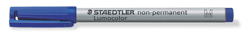 Staedtler-Lumocolor-non-permanent-Folienstift-blau-M