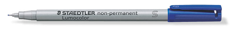 Staedtler-Lumocolor-non-permanent-Folienstift-blau-s-offen