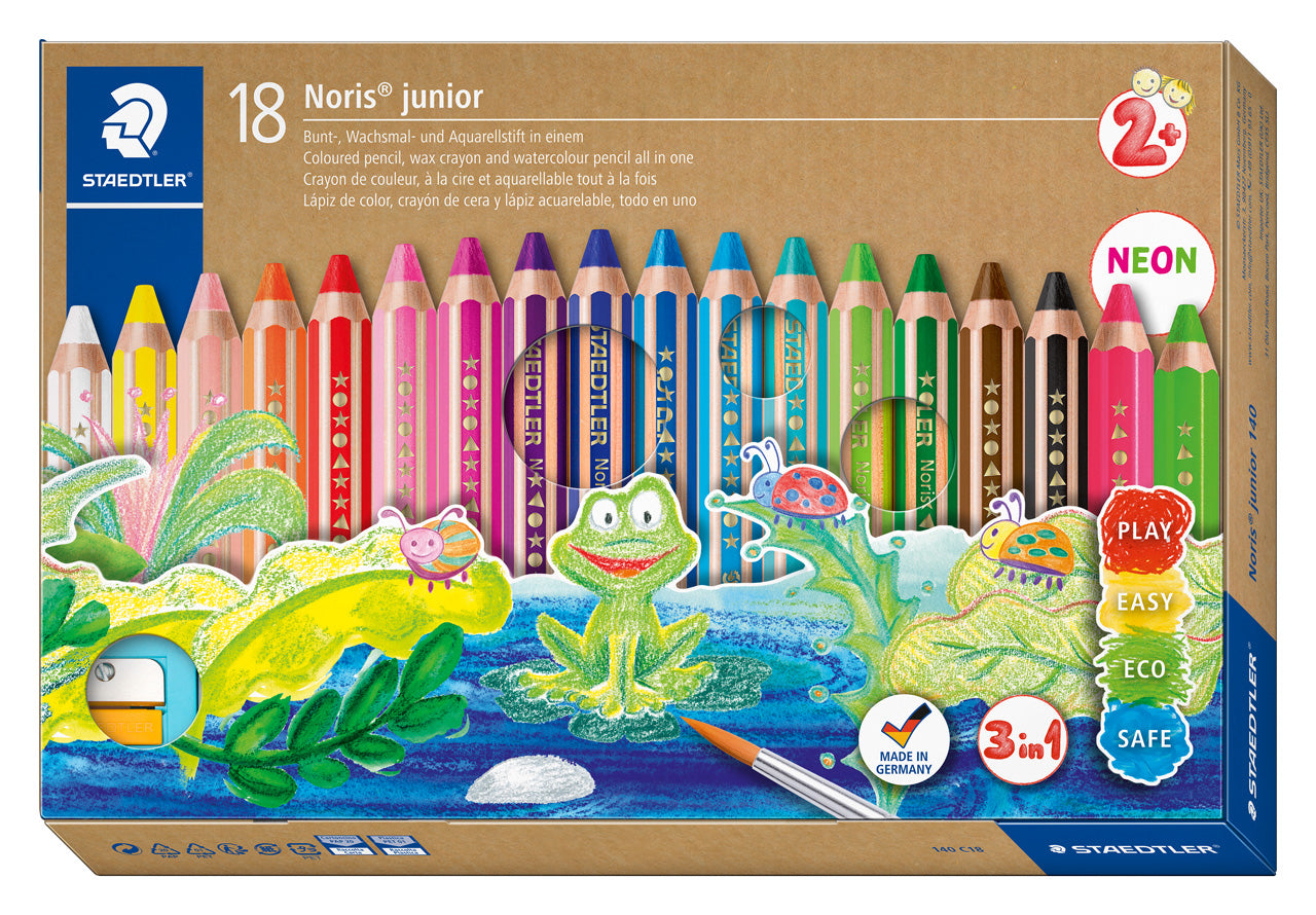 Staedtler-Noris-Junior-3in1-Kindermalstift-18er-Set-inkl-Anspitzer-140-C18-lafueliki