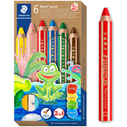 Staedtler-Noris-Junior-3in1-Kindermalstift-6er-Set-inkl-Anspitzer-140C6-Jumbo-Stift-lafueliki