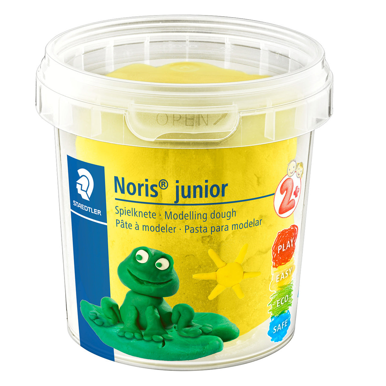 Staedtler-Noris-Junior-Spielknete-Basisfarbe-gelb-lafueliki
