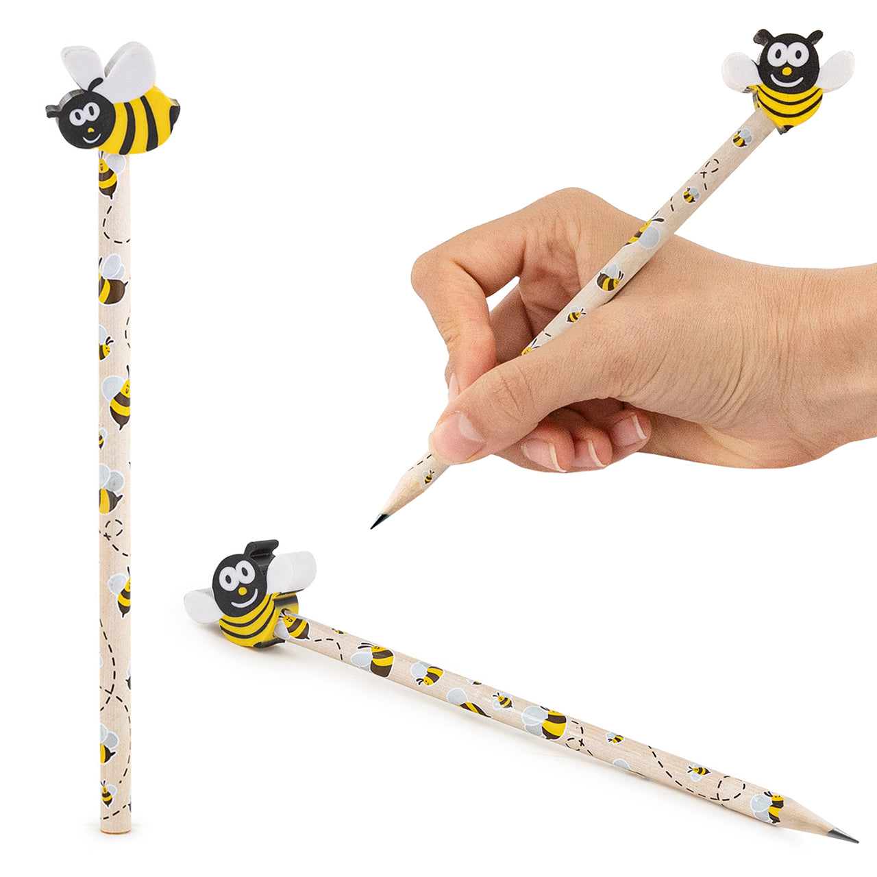 Stiftbeschwerer-Biene-957146-BIENENFREUNDE-Bleistift-Radierer-topper-lafueliki