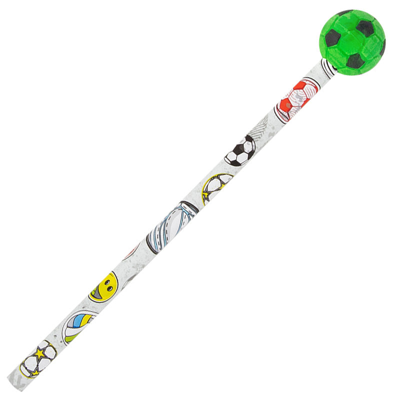 Stiftbeschwerer-Fussball-inkl-Bleistift-gruen-lafueliki