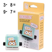 TRODAT Little Dots Rechenrally Rollstempel · Malrechnen · 1x1 · Grün