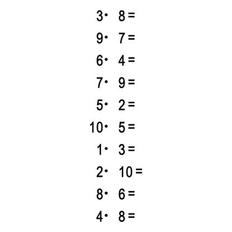 TRODAT Little Dots Rechenrally Rollstempel · Malrechnen · 1x1 · Grün