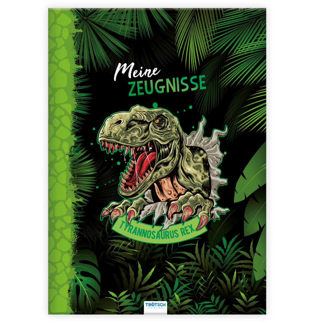 TRÖTSCH Zeugnismappe A4 · Dino · für Zeugnisse, Urkunden & Dokumente