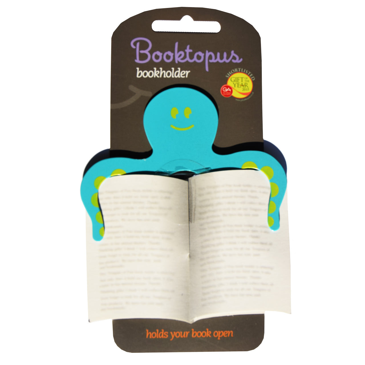 Thinking-Gifts-Seitenhalter-Booktopus-blau-lafueliki