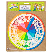 Trendhaus ABC Spaß Lernuhr mit Holzpuzzle