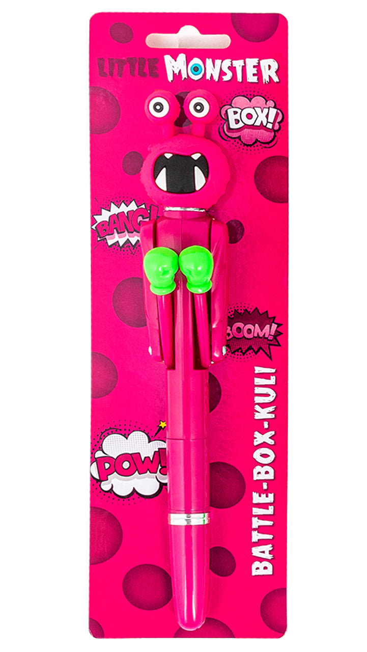 Trendhaus-Boxender-Kugelschreiber-Monster-pink-953308-Battle-Box-Kuli-lafueliki