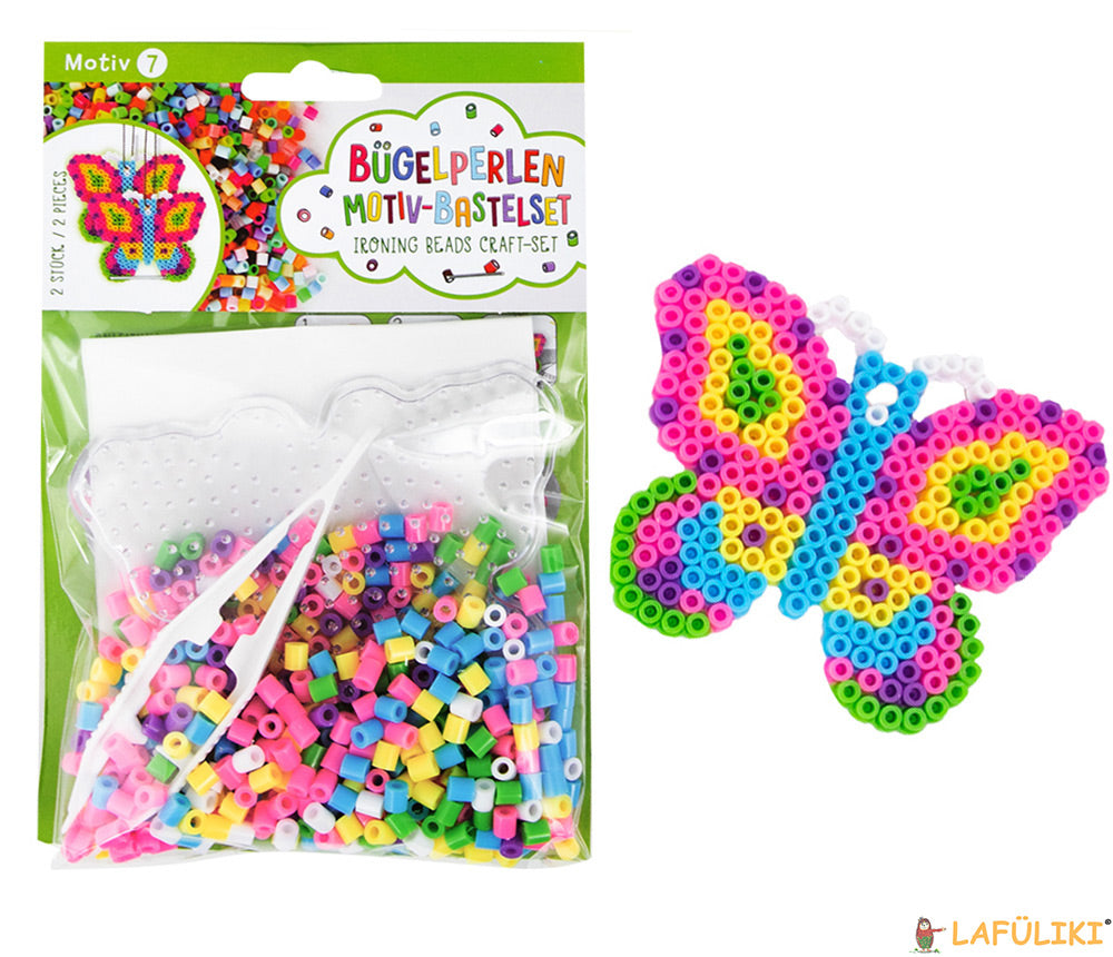 Trendhaus-Buegelperlen-Bastelset-Motiv-Schmetterling-953520-steckperlen-lafueliki