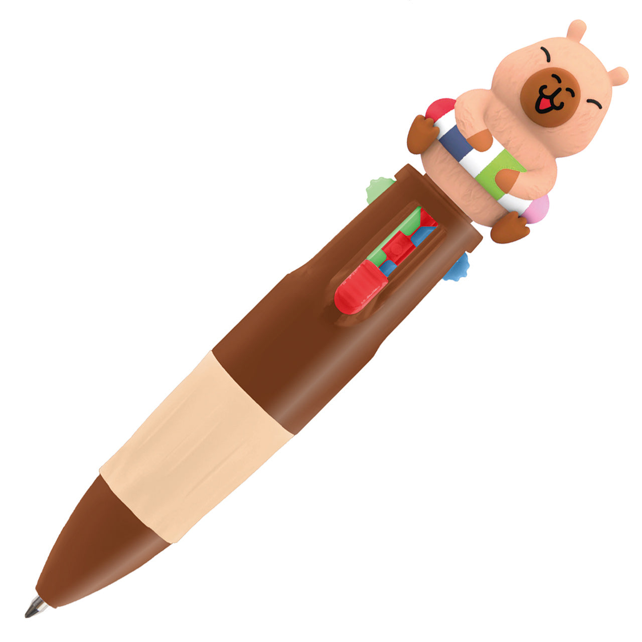 Trendhaus-Capybara-happy-life-Mehrfarbkuli-Toppe-schwimmring-966797-lafueliki