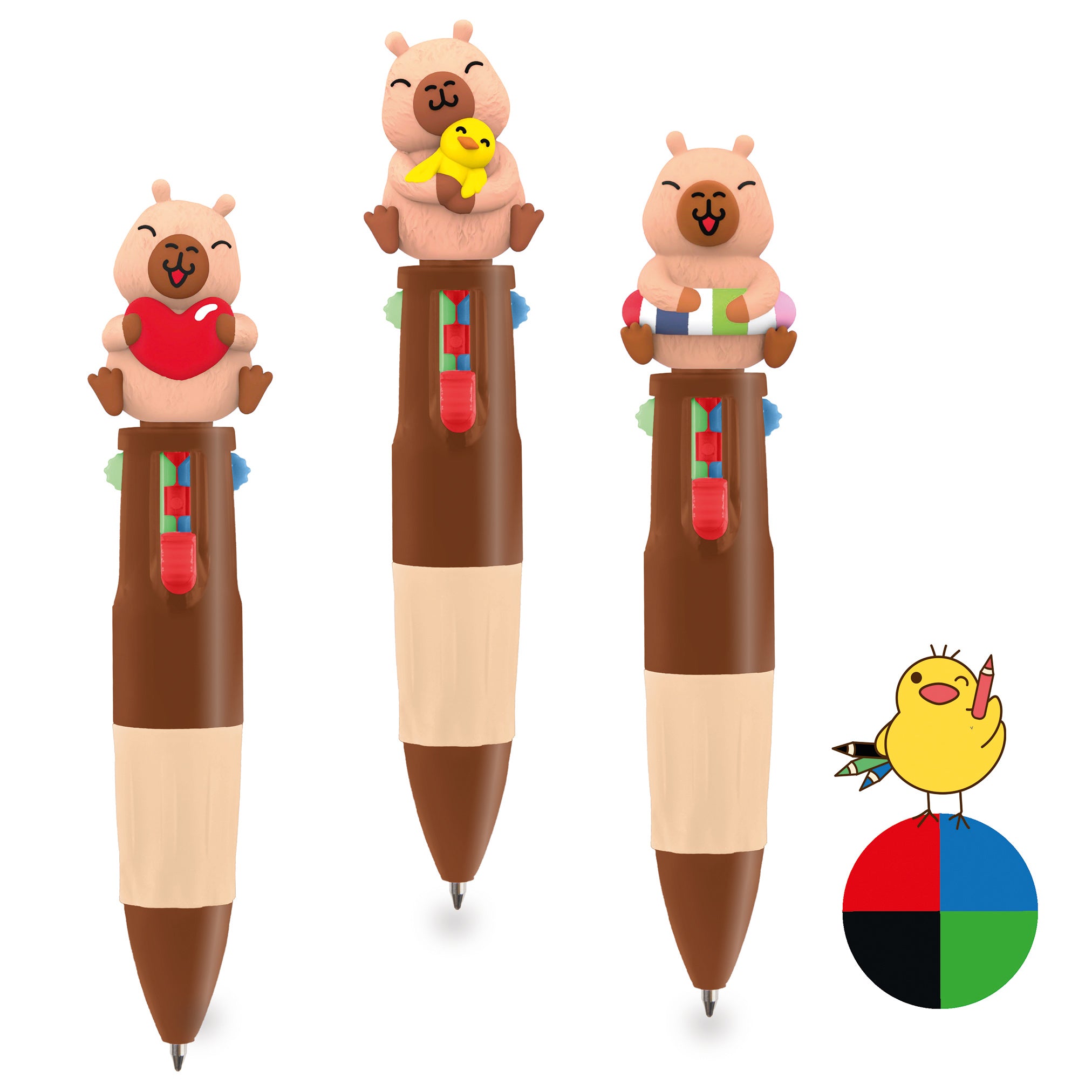 Trendhaus-Capybara-happy-life-Mehrfarbkuli-Topper-lafueliki