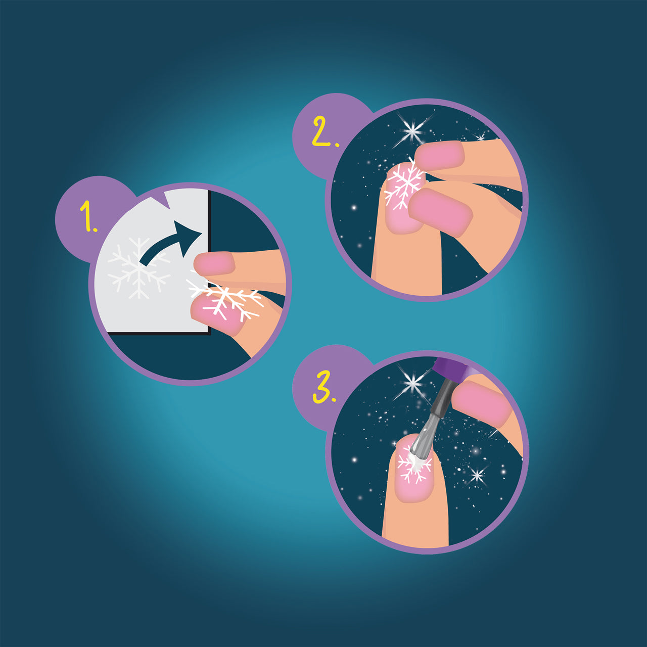 Trendhaus-Glitzer-Nagelsticker-fuer-Kinder-Magic-Moments-963116-anleitung-lafueliki