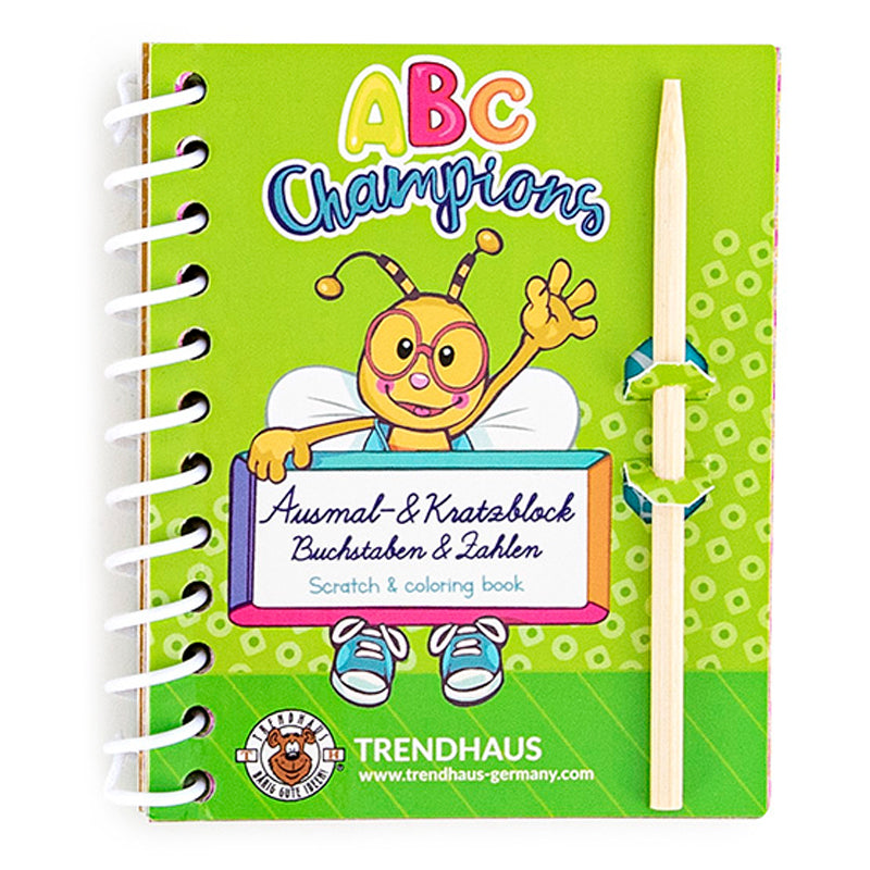 Trendhaus-Kratzbild-Block-12-Kratzkarten-Kratzstif-ABC-Champions-Serie-Einschulung-956156-gruen-online-kaufen-lafueliki