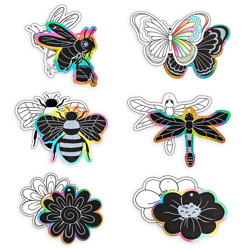 Trendhaus-Kritzelanhaenger-6er-Set-Bienen-956903-lafueliki