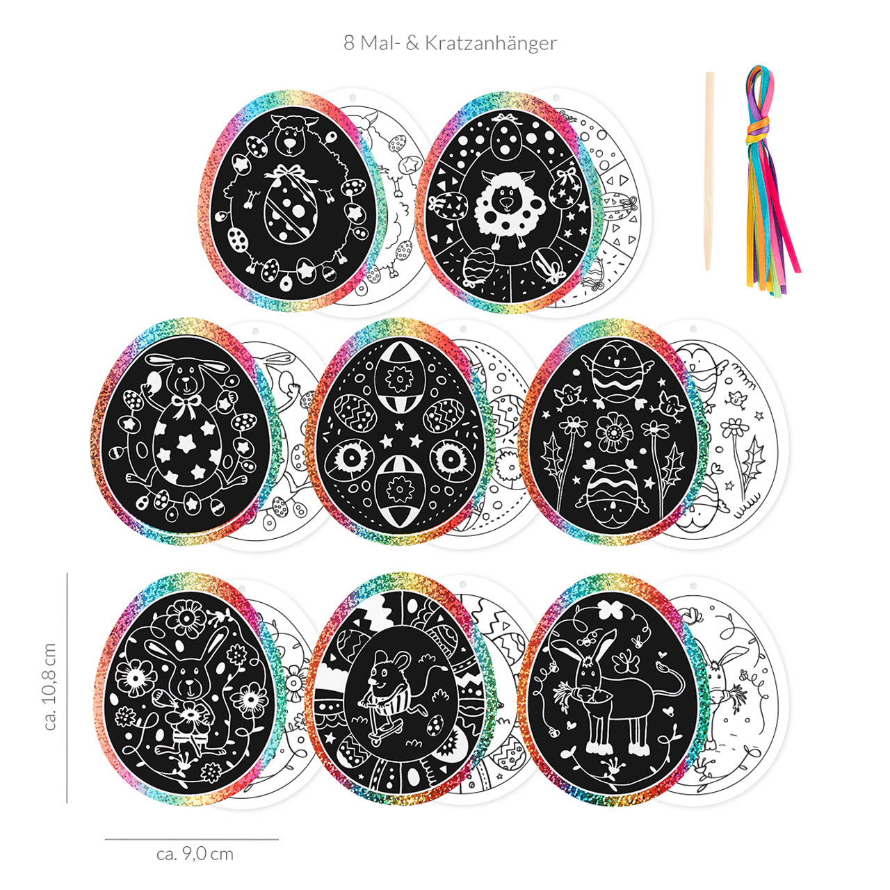 Trendhaus-Kritzelanhaenger-8er-Set-Motiv-Ostern-anhaenger-958204-lafueliki