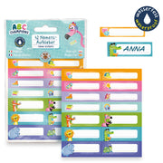 Trendhaus Namensetiketten · 42 wasserfeste Sticker · spülmaschinengeeignet