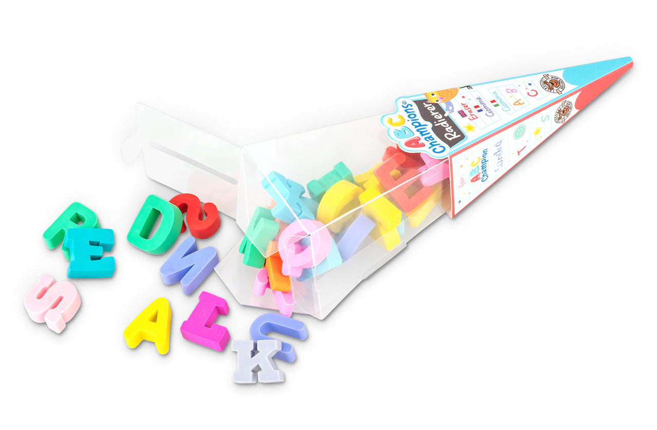 Trendhaus-Radierer-Buchstaben-streudeko-26er-Set-ABC-Champions-962331-einschulung-deko-lafuelki